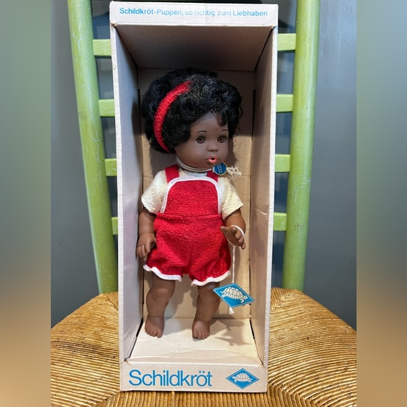 Ancienne Poupée Schilduloid / Schildkrot - Vintage Costume Autrichien